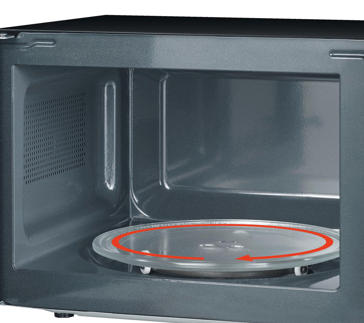 MIKROWELLE 432006  - Edelstahlfarben/Schwarz, Trend, Kunststoff (44/25,3/35cm) - Silva Homeline