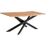 ESSTISCH in Holz, Metall 200/100/76 cm  - Akaziefarben, MODERN, Holz/Metall (200/100/76cm) - Landscape