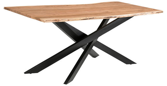 ESSTISCH in Holz, Metall 200/100/76 cm  - Akaziefarben, MODERN, Holz/Metall (200/100/76cm) - Landscape