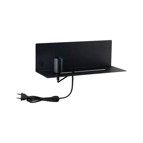 WANDLEUCHTE Devara 40/13 cm   - Schwarz, LIFESTYLE, Metall (40/13cm) - Paulmann