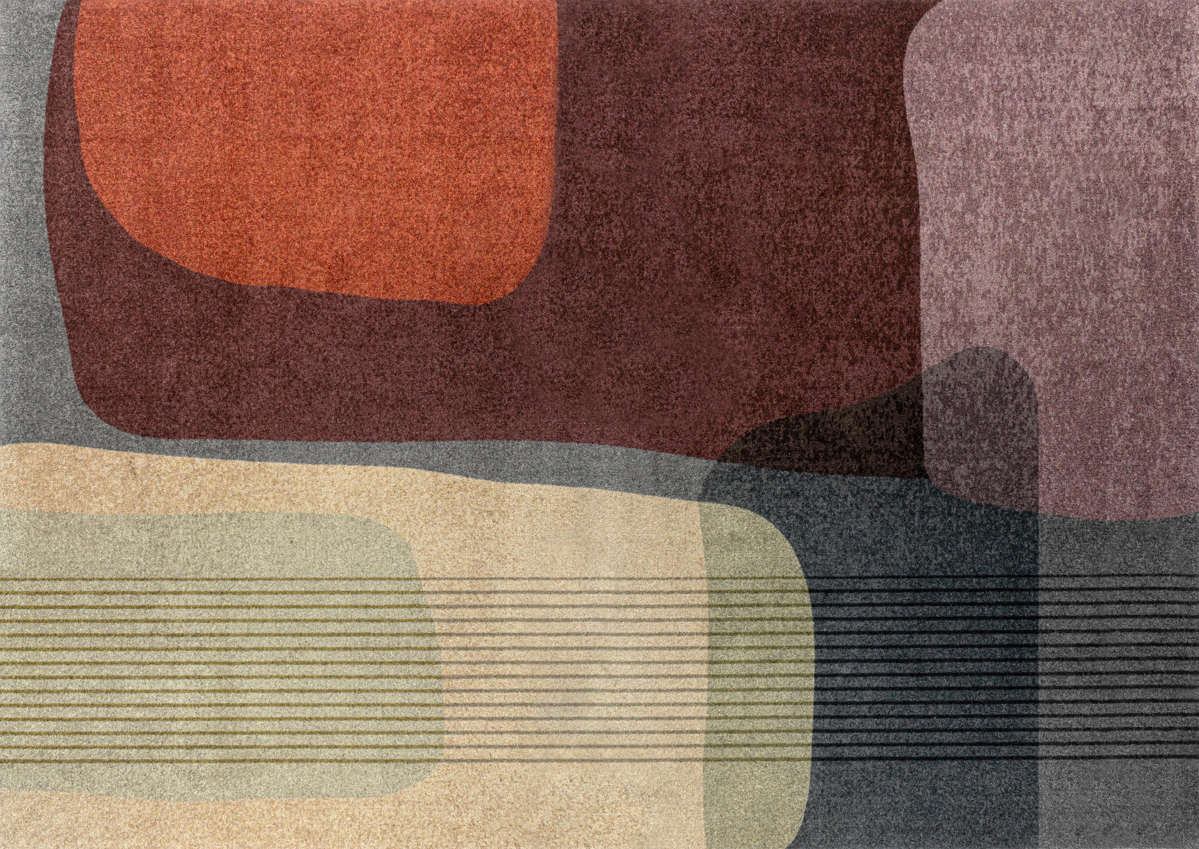 Covor Cu Țesătură Plată Arcadia  - multicolor, Design, plastic/textil (170/240cm) - wash+dry