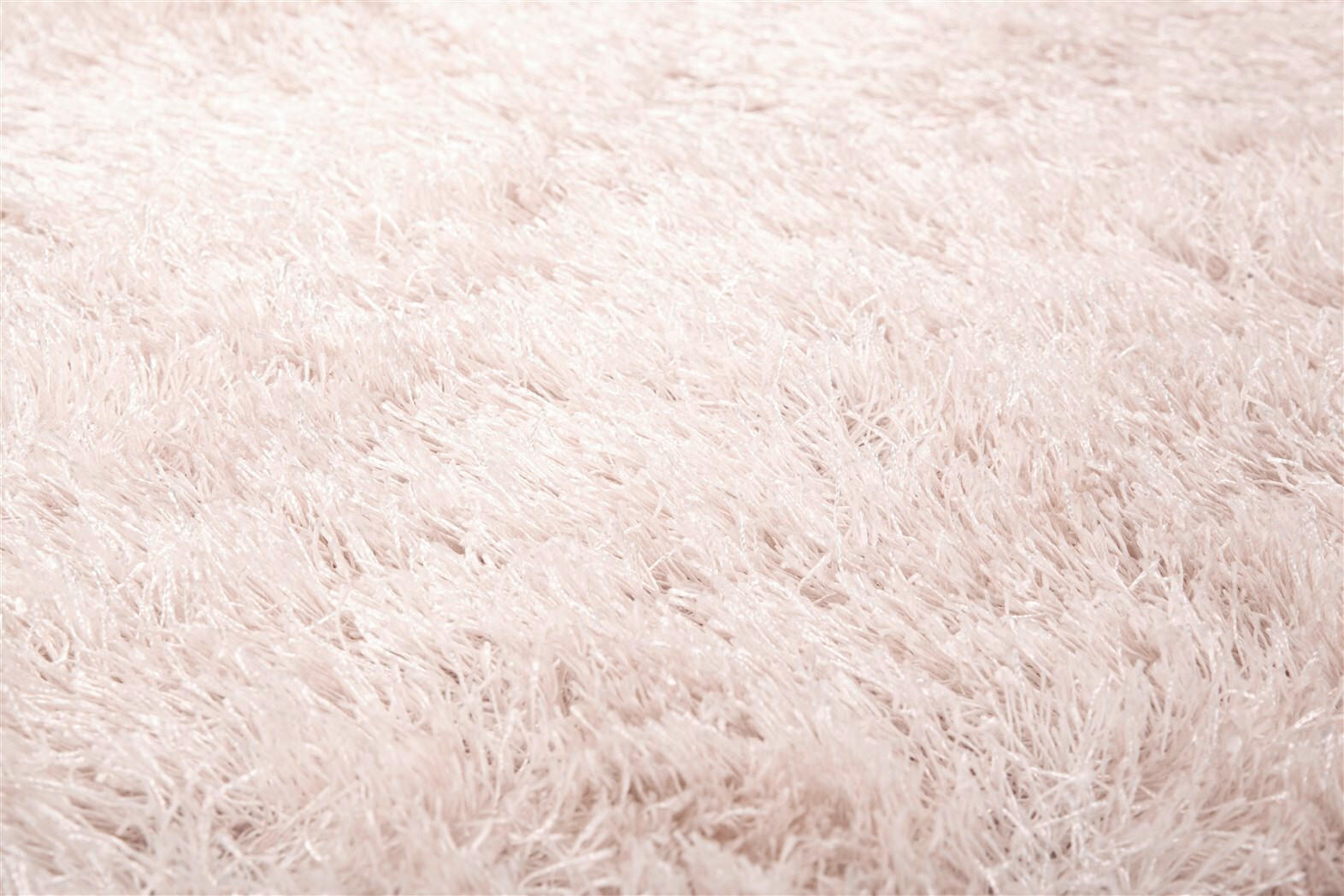 Thumbnail - Kayoom Hochflorteppich Diamond 700 Puderrosa, Hellrosa, Textil, Uni, rund, pflegeleicht, Teppiche & Böden, Teppiche, Hoc...