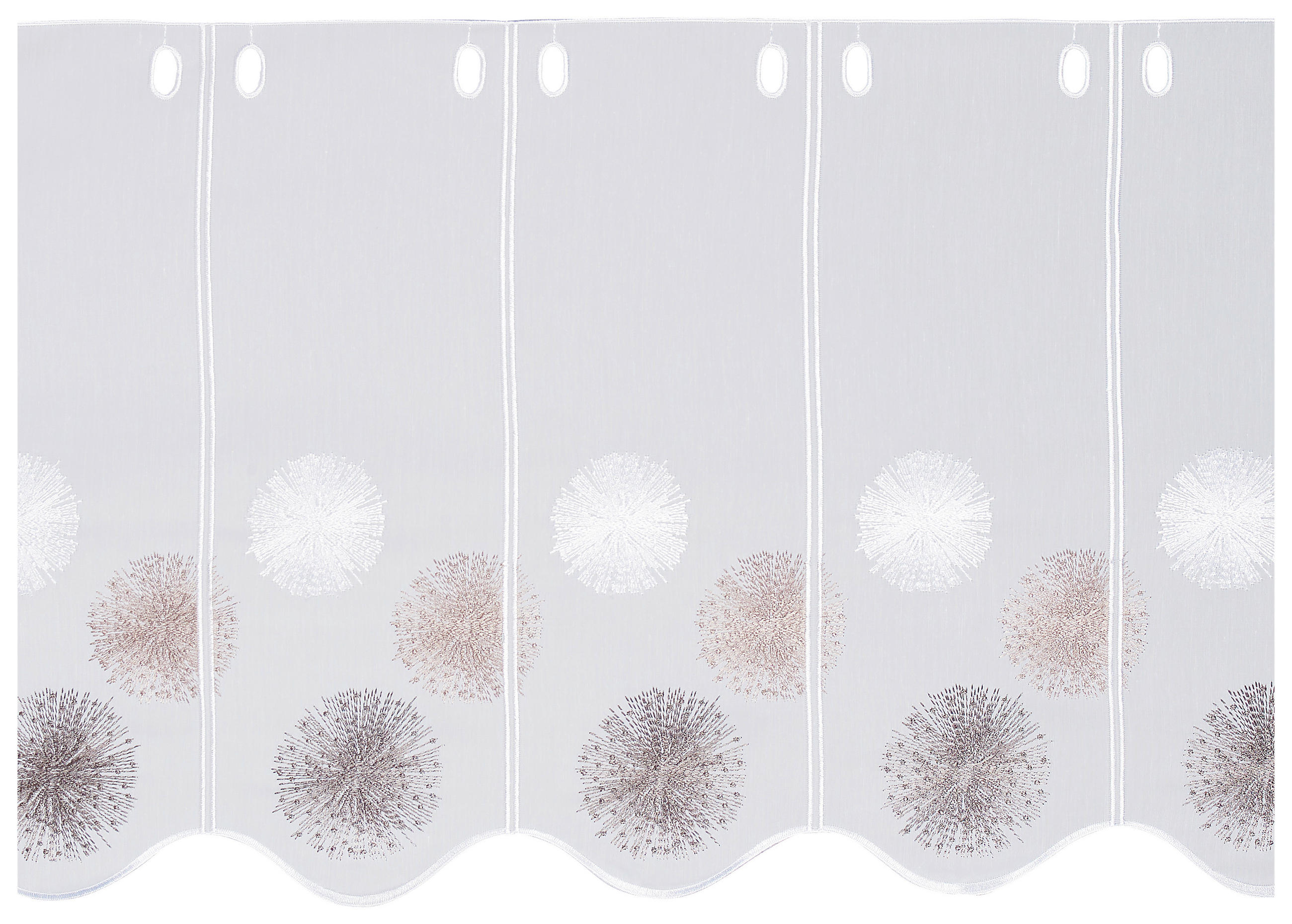 KURZGARDINE 45 cm   - Grau, KONVENTIONELL, Textil (45cm) - Esposa