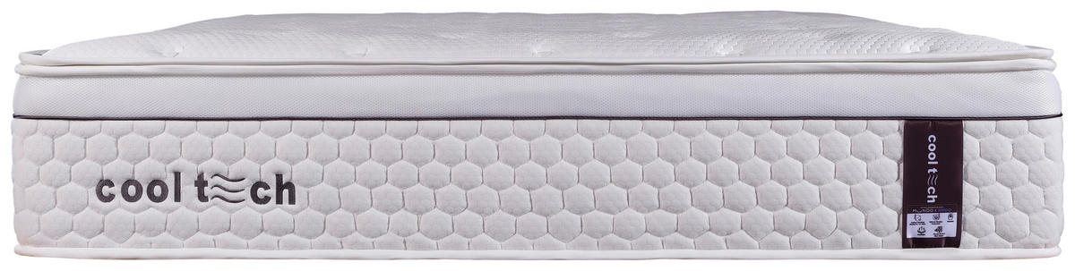 TASCHENFEDERKERNMATRATZE COOLTECH V-2 140/200 cm Höhe ca. 32 cm  - Weiss, Basics, Textil (140/200cm) - Livetastic