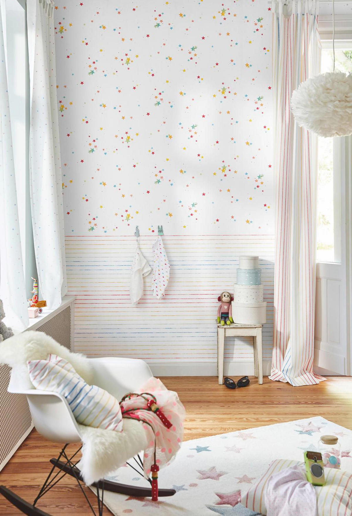KINDERTEPPICH 160/225 cm  - Hellrosa/Weiß, Trend, Textil (160/225cm) - Esprit