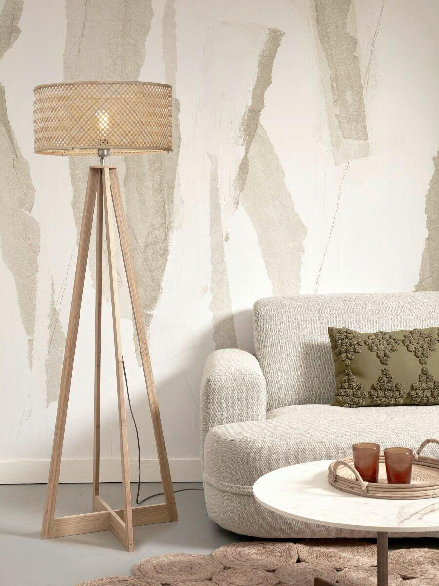 GOLVLAMPA GOOD&MOJO  50/50/145 cm    - naturfärgad, Trend (50/50/145cm) - Good & Mojo