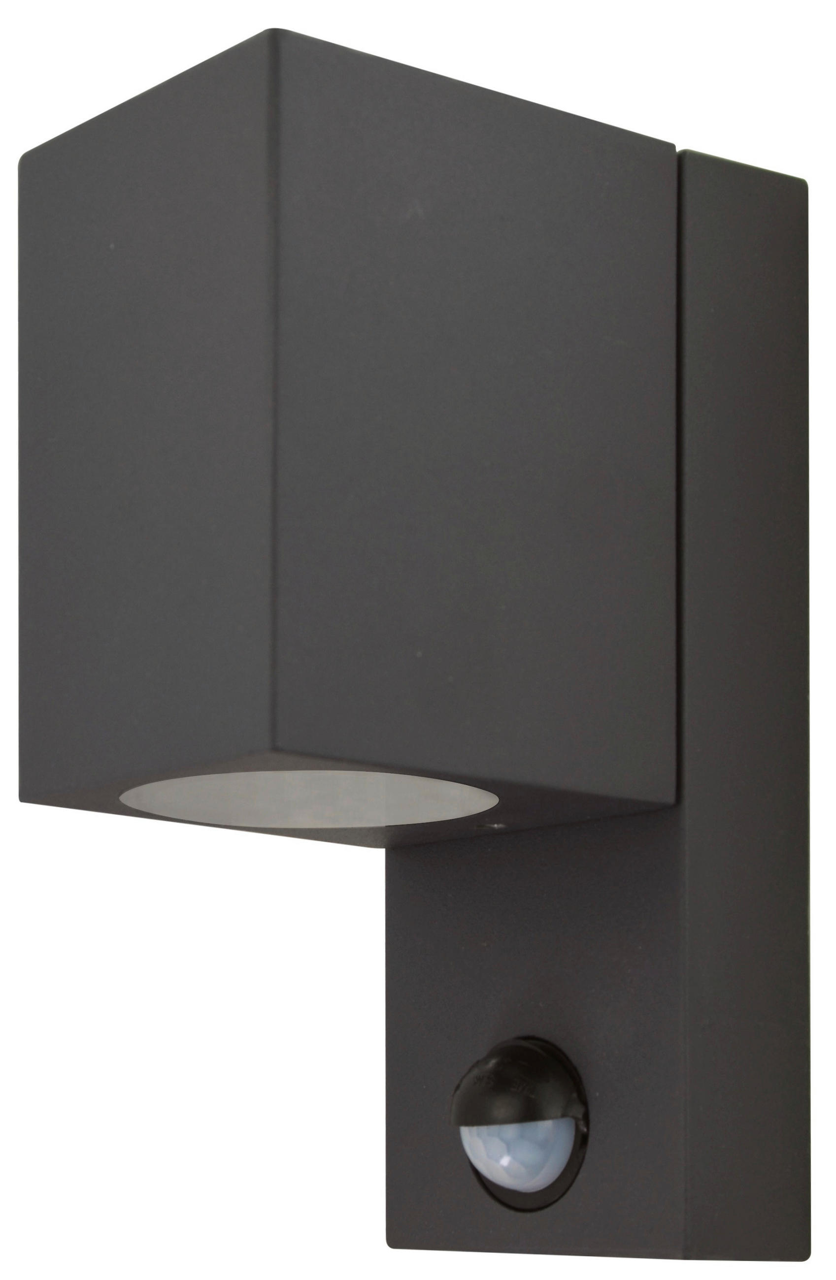 AUßENWANDLEUCHTE Aster 17/7/10,4 cm   - Anthrazit, Design, Glas/Metall (17/7/10,4cm)