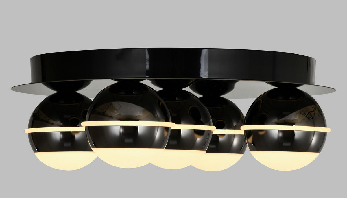 LED-DECKENLEUCHTE Biarritz 40/40/14 cm  - Sandfarben, Design, Kunststoff/Metall (40/40/14cm)
