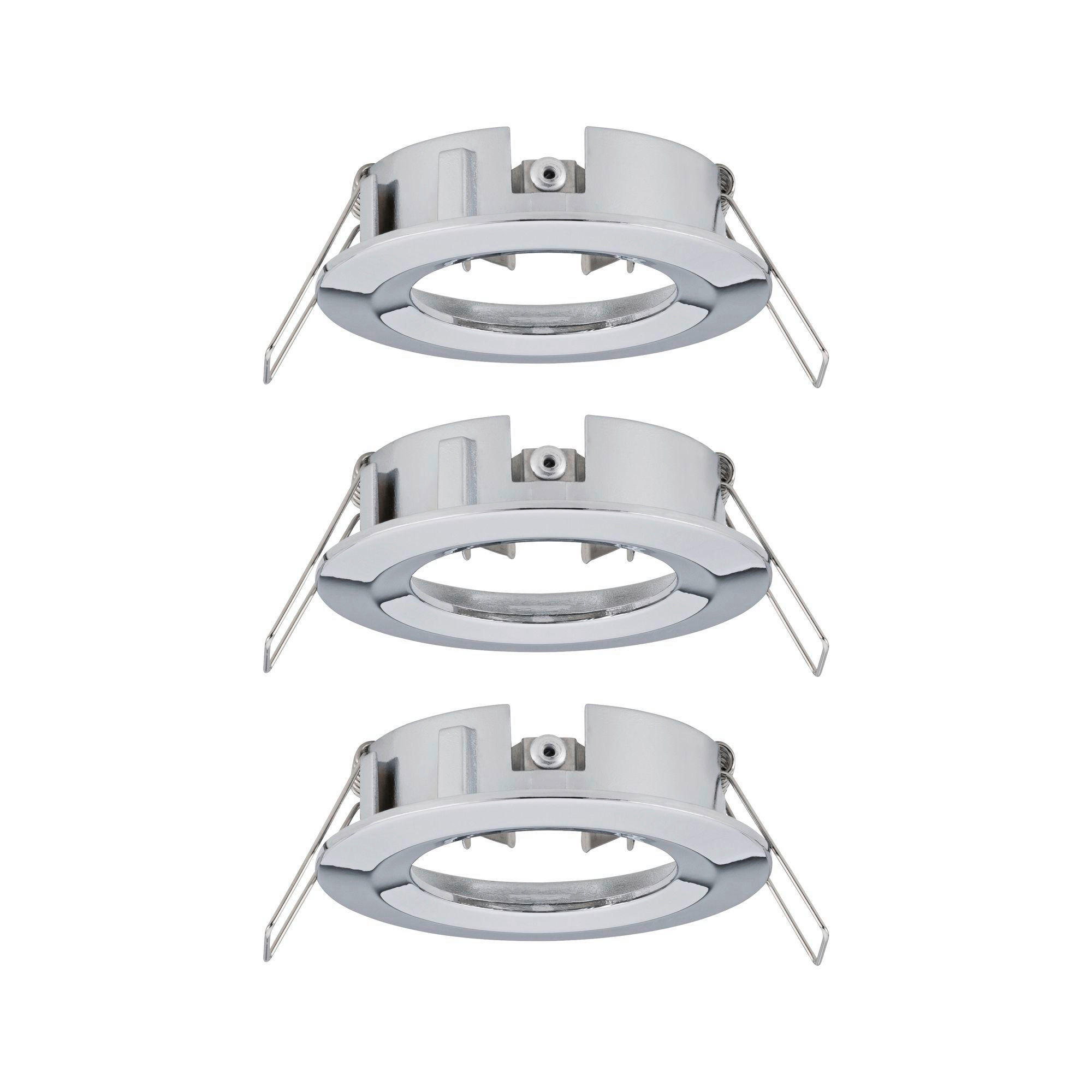 DECKENLEUCHTE   8,4 cm   - Chromfarben/Alufarben, Basics, Metall (8,4cm) - Paulmann