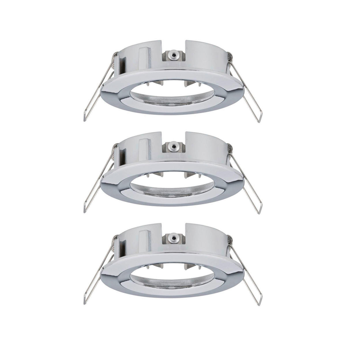 DECKENLEUCHTE   8,4 cm   - Chromfarben/Alufarben, Basics, Metall (8,4cm) - Paulmann