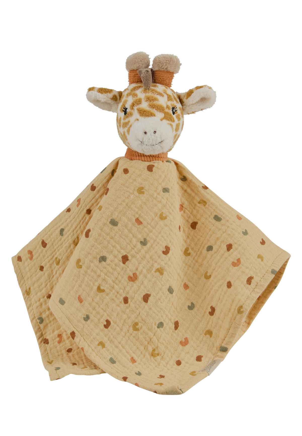 SCHMUSETUCH Giraffe Kaya  - Dunkelgelb, Basics, Textil (40/7/9cm) - Sterntaler