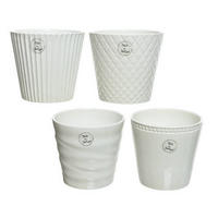 ČREPNÍK kameň, 13/13,5 cm - biela, Basics, kameň (13/13,5cm)