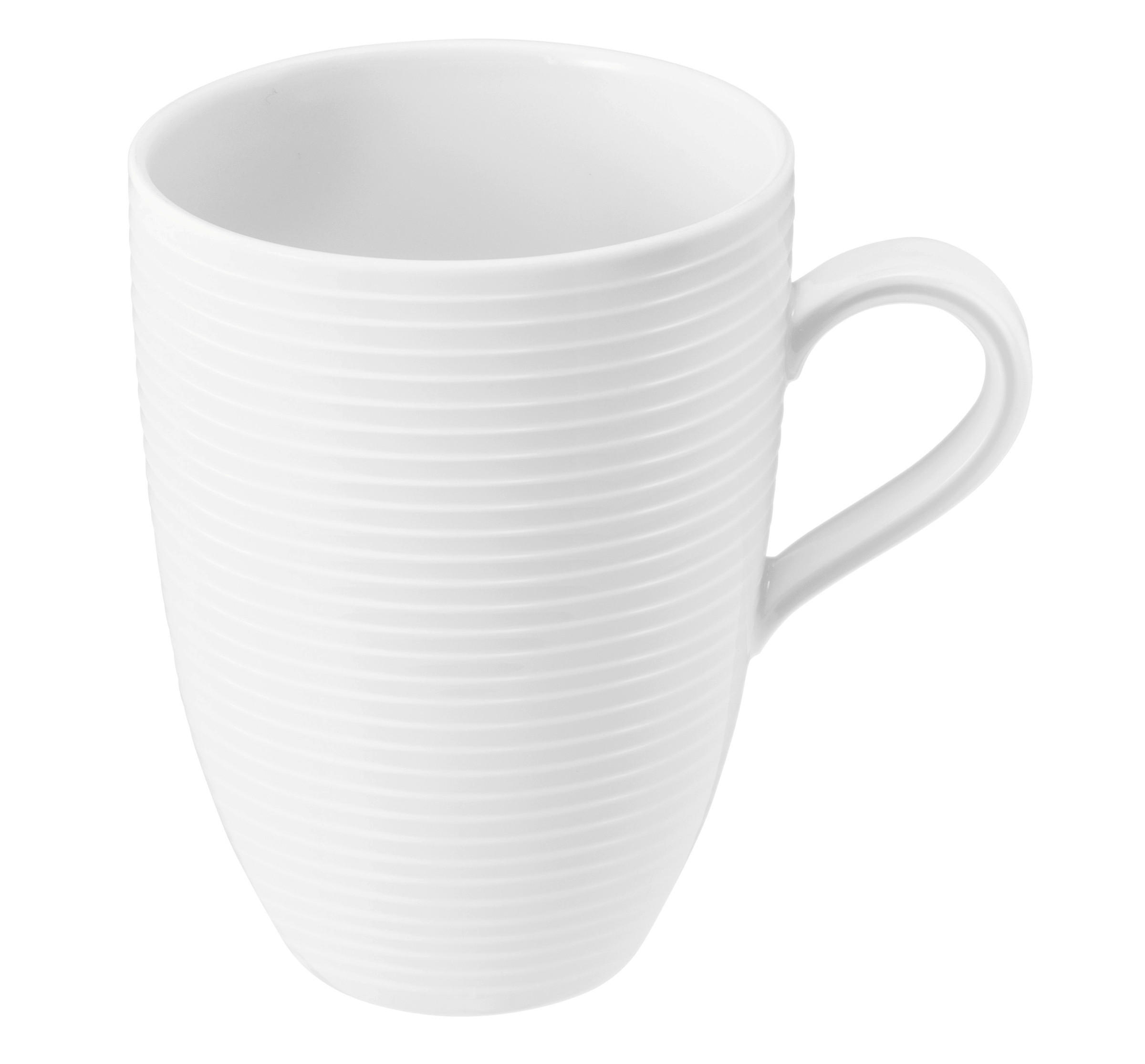 Seltmann Weiden Kaffeebecher Beat uni Weiß 8.2x10.8x11 cm
