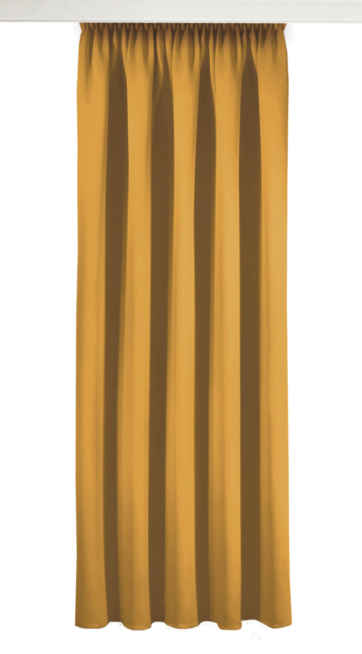 FERTIGVORHANG black-out (lichtundurchlässig)  - Goldfarben, Basics, Textil (140/245cm)