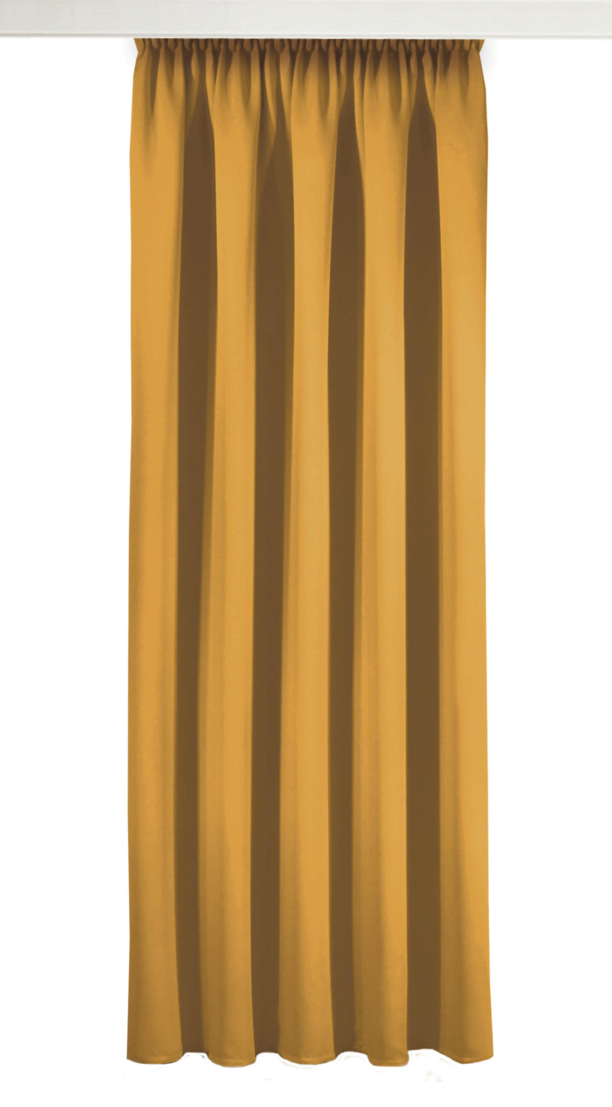 FERTIGVORHANG black-out (lichtundurchlässig)  - Goldfarben, Basics, Textil (140/245cm)
