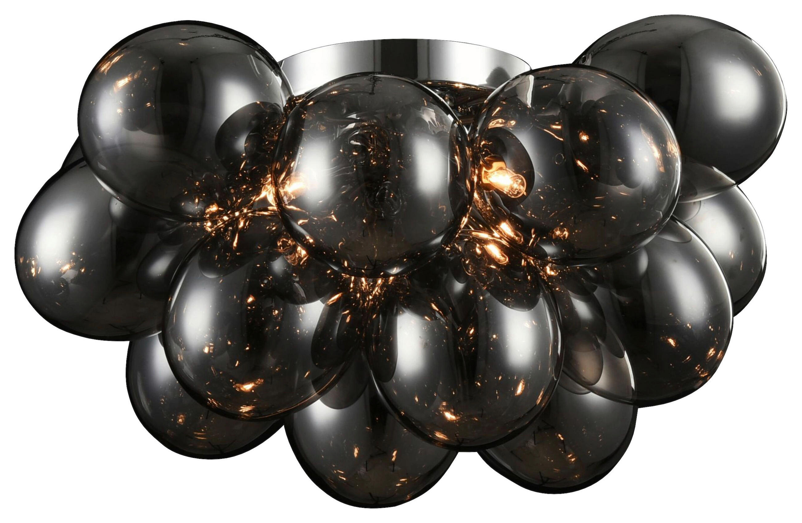 TAKLAMPA 28 W  - nickelfärgad, Basics, metall/glas (50/29,5/50cm) - MAYTONI