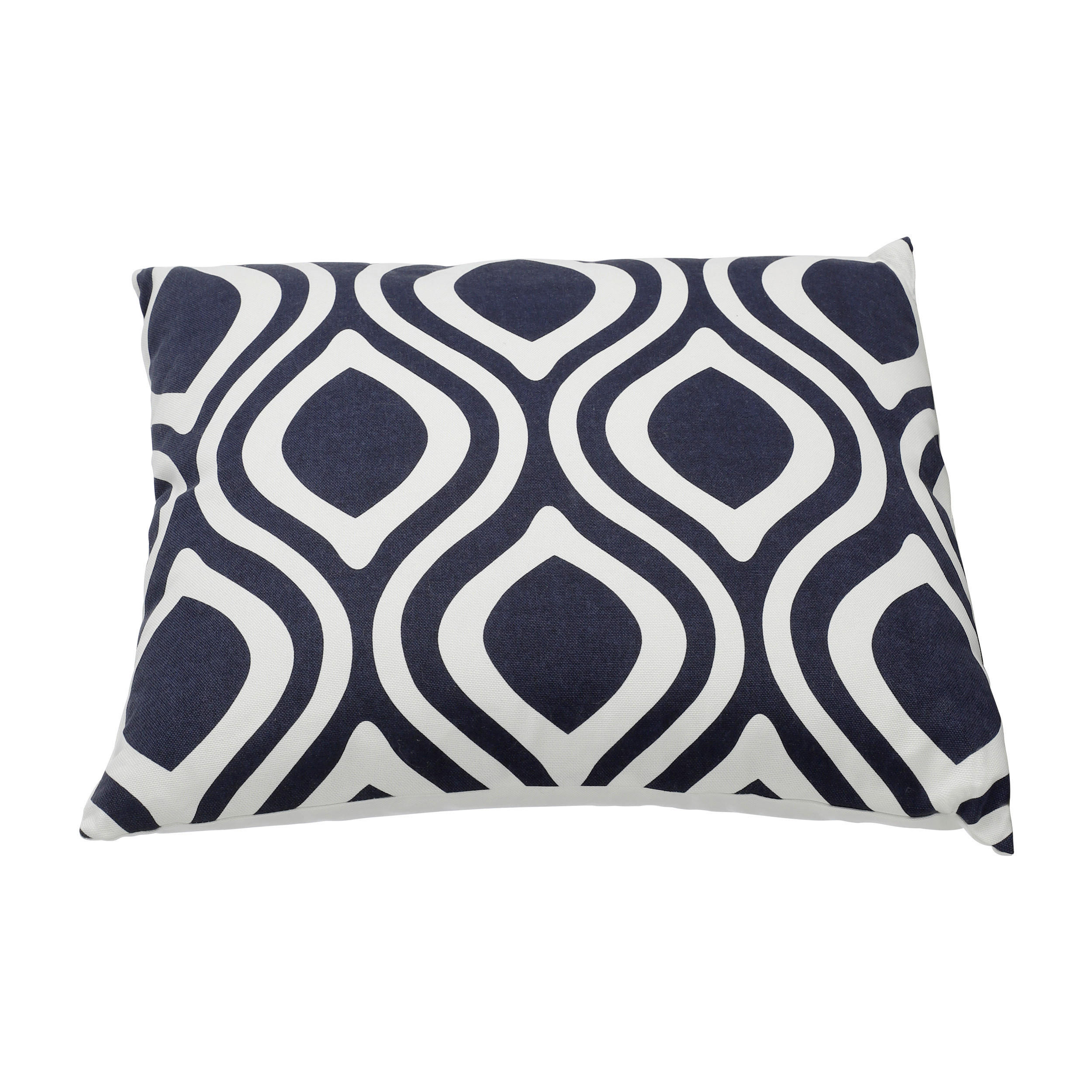 ZIERKISSEN  45/45 cm   - Blau/Weiß, Basics, Textil (45/45cm) - Eglo