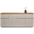 SIDEBOARD 195/82/42 cm  - Kaschmir/Eichefarben, KONVENTIONELL, Holz/Holzwerkstoff (195/82/42cm) - Novel