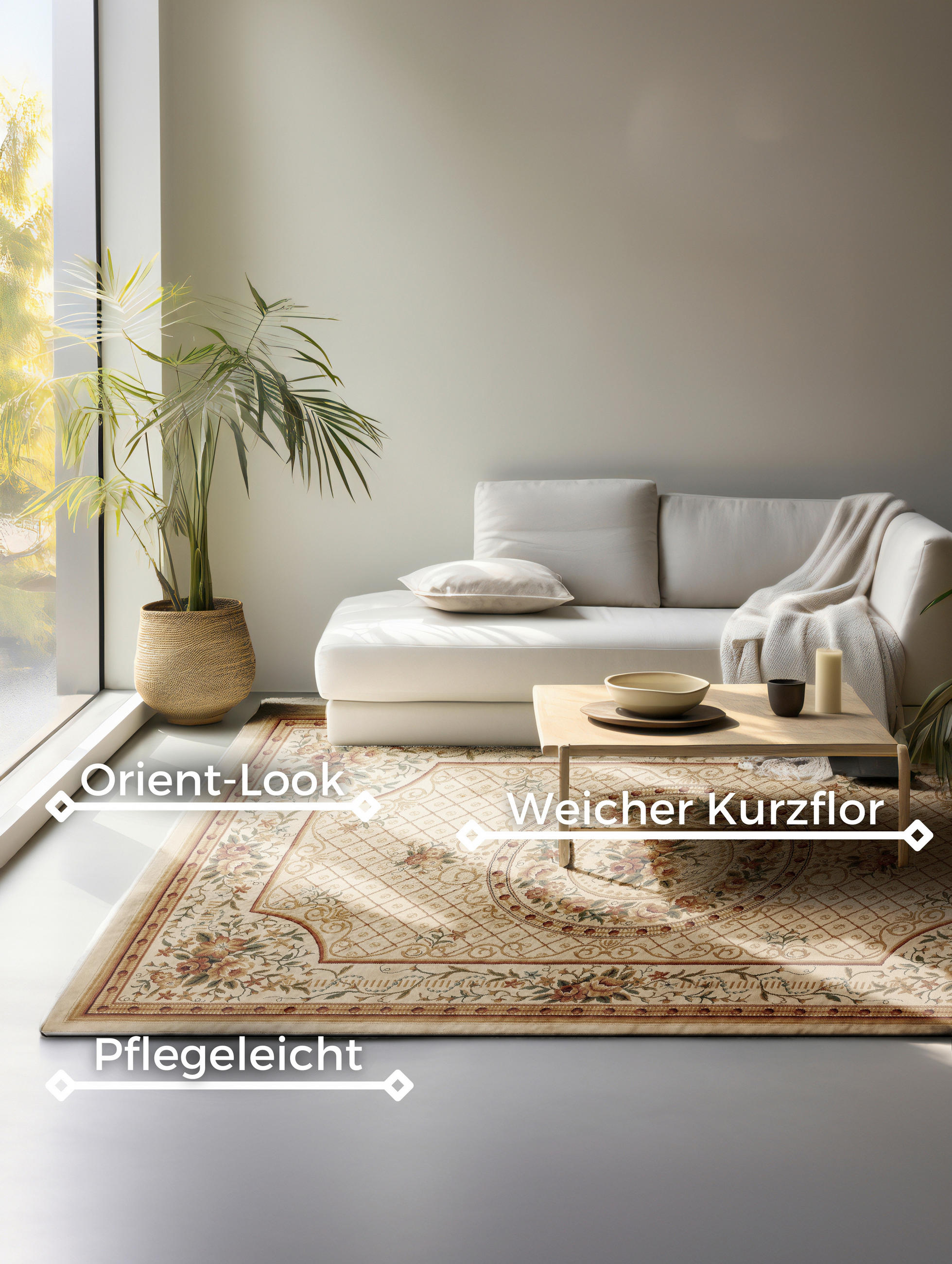 VINTAGE-TEPPICH 200/280 cm Herat Multicolor  - Multicolor, Design, Kunststoff/Textil (200/280cm) - Hanse Home