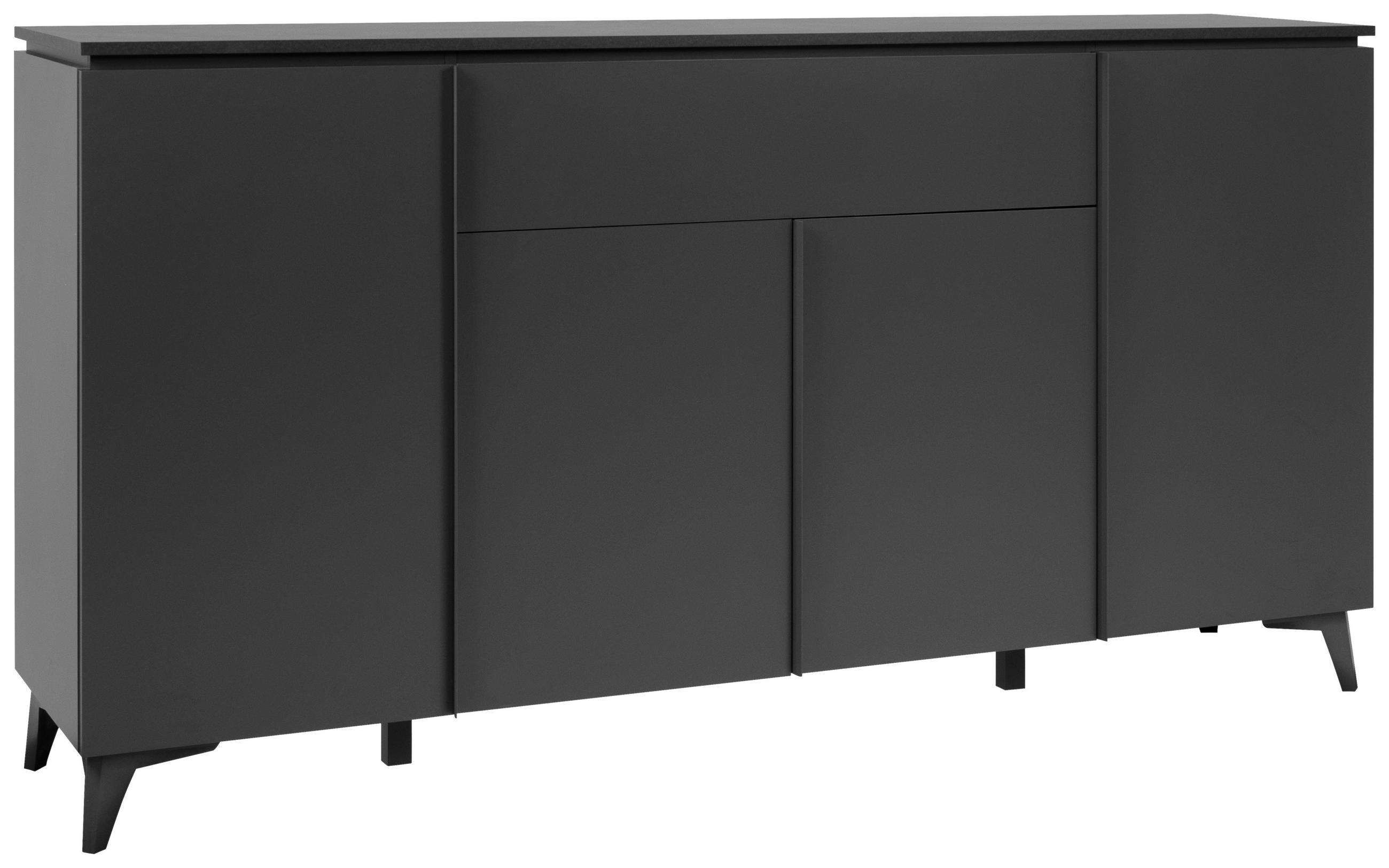 SIDEBOARD  177/92/40 cm 1 Schublade(n)  - Schieferfarben/Anthrazit, KONVENTIONELL, Holzwerkstoff/Kunststoff (177/92/40cm) - Carryhome