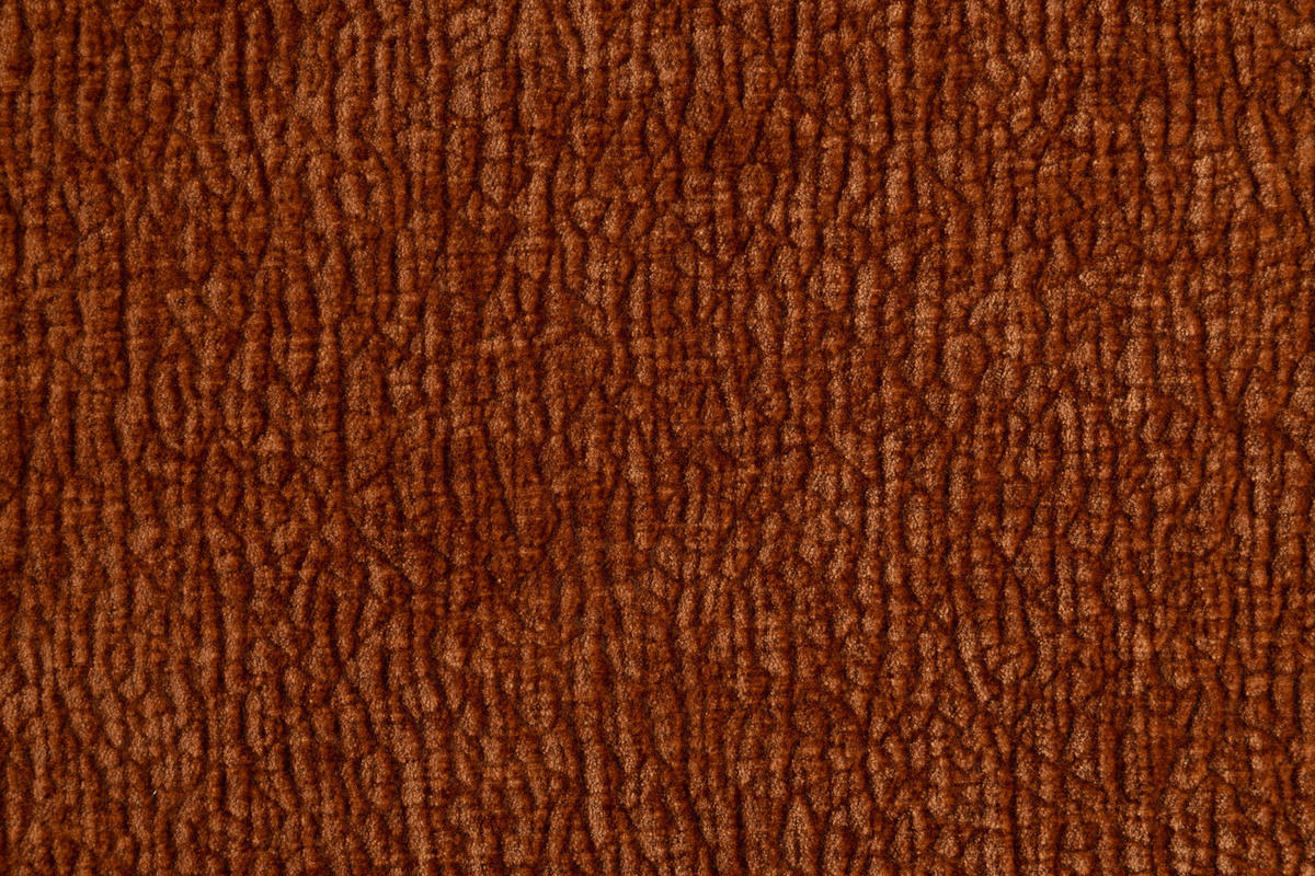 ECKSOFA Rostfarben Chenille  - Rostfarben/Schwarz, KONVENTIONELL, Kunststoff/Textil (362/176cm) - Carryhome