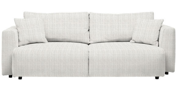 SCHLAFSOFA Cord Beige Zierkissen, Rückenkissen, Bettkasten, Schlaffunktion, Rücken echt  - Beige/Schwarz, Design, Kunststoff/Textil (250/92/105cm) - Carryhome