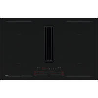 KOCHFELD-DUNSTABZUG-KOMBI XCD6847CS  - Schwarz, Basics, Glas (80/21,2/51,0cm) - AEG