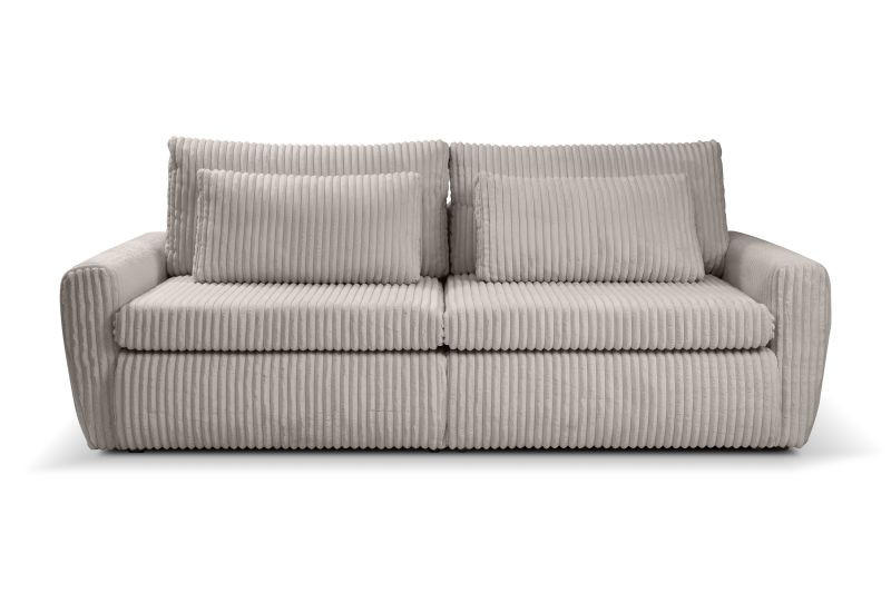 2-sitzer-sofa Mit Schlaffunktion Mevi Graubraun