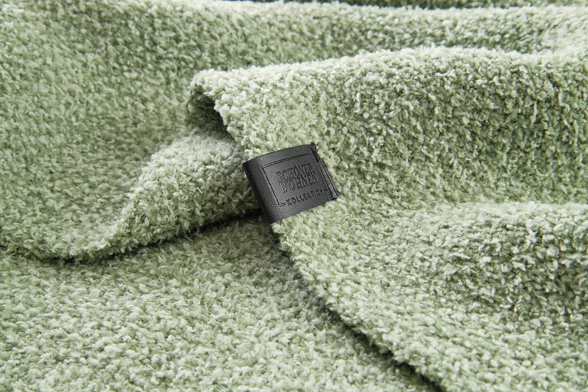 PLAID SW-Vivid grün 130/170 cm  - Grün, Basics, Textil (130/170cm) - Schöner Wohnen