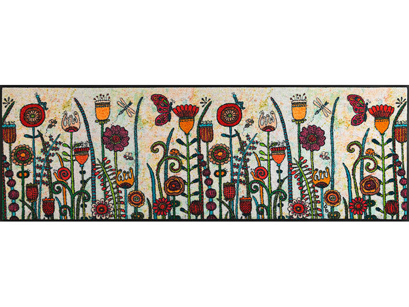 KÜCHENLÄUFER 60/180 cm Sonnentag Multicolor  - Multicolor, Trend, Kunststoff/Textil (60/180cm) - wash+dry