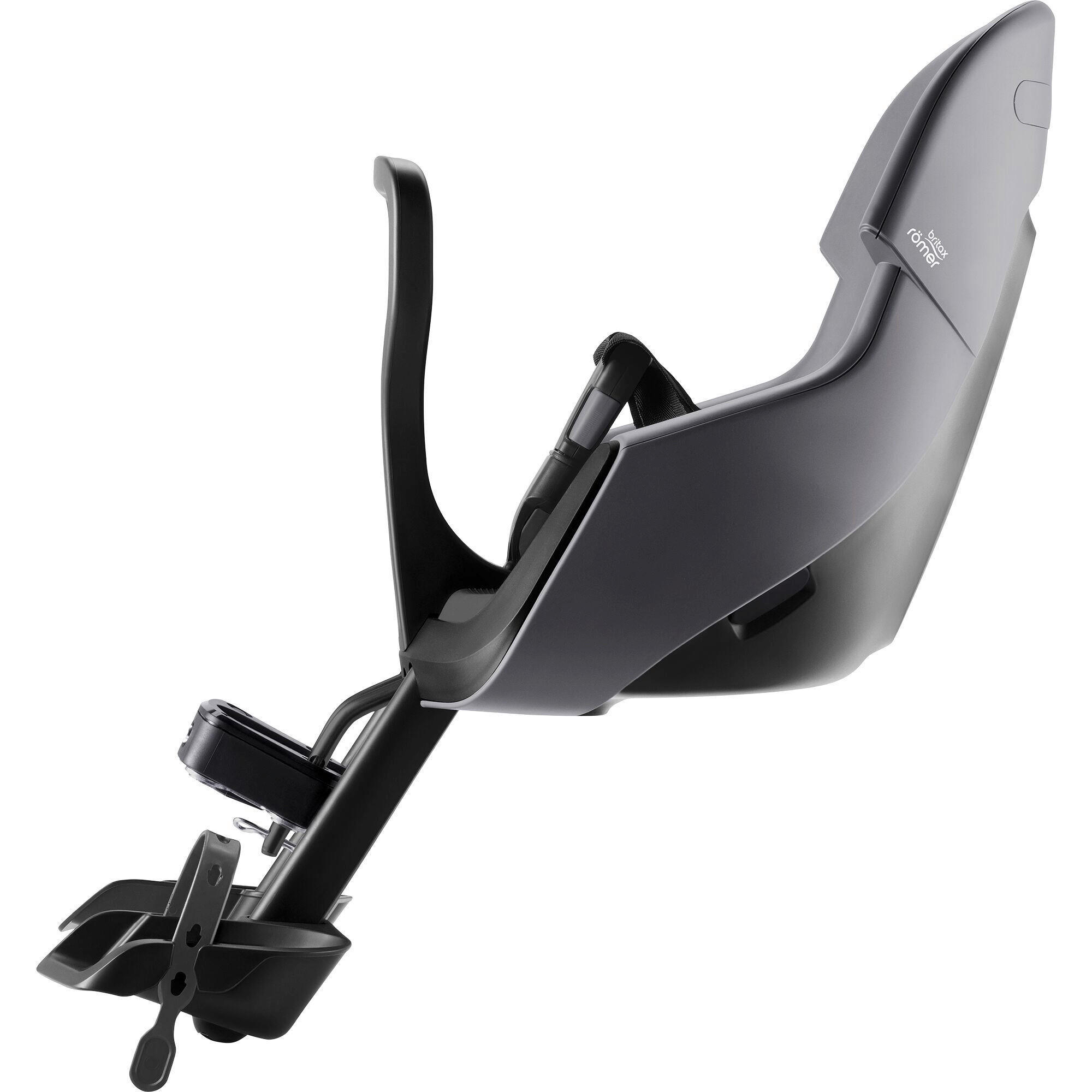 FAHRRADKINDERSITZ - Graublau/Grau, Basics, Kunststoff/Textil (40/60/32cm) - Britax Römer