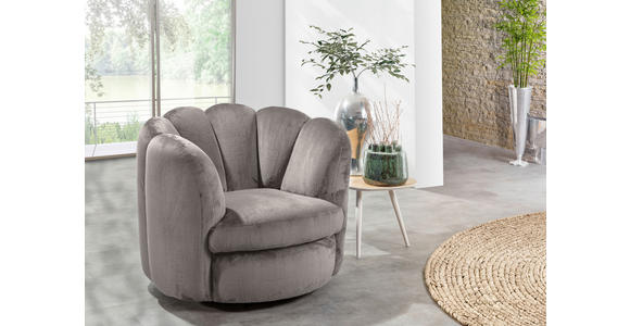 COCKTAILSESSEL - Schwarz/Grau, LIFESTYLE, Textil/Metall (97/76/90cm) - Landscape