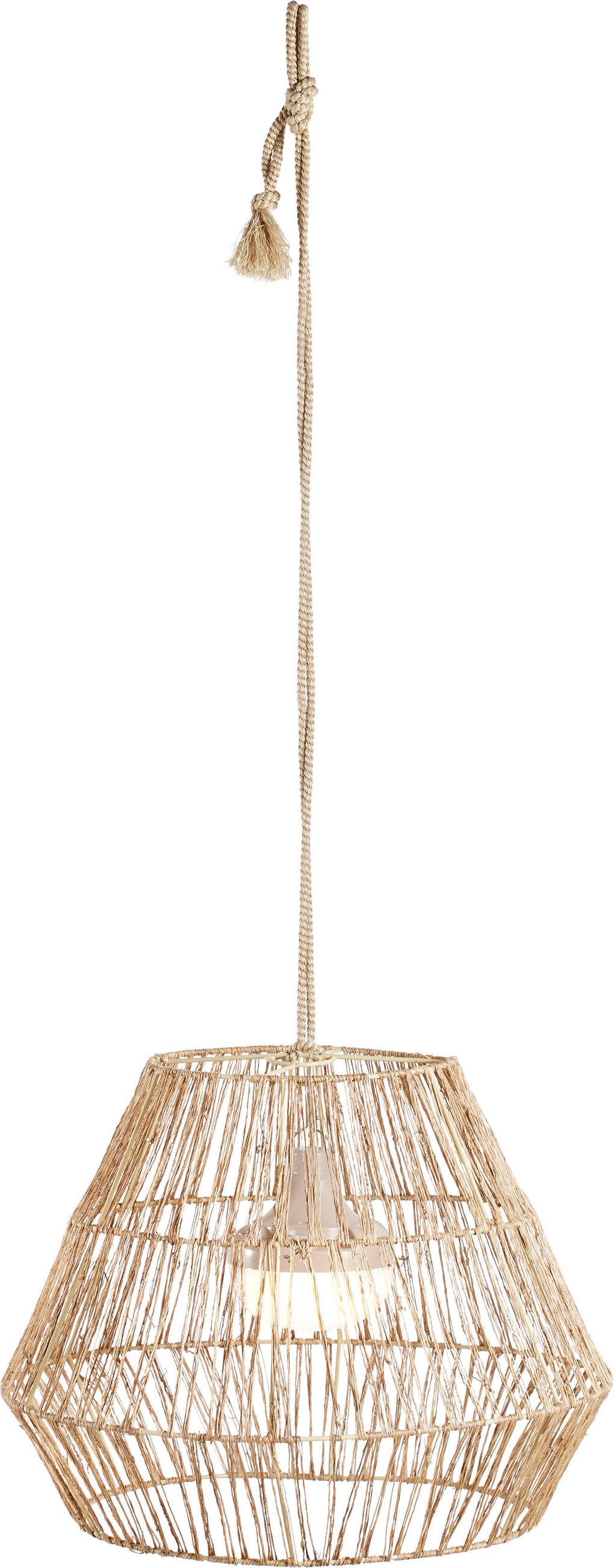 AUßENHÄNGELEUCHTE SISINE 40/30.5 cm   - Naturfarben, Natur, Naturmaterialien (40/30.5cm) - Newgarden