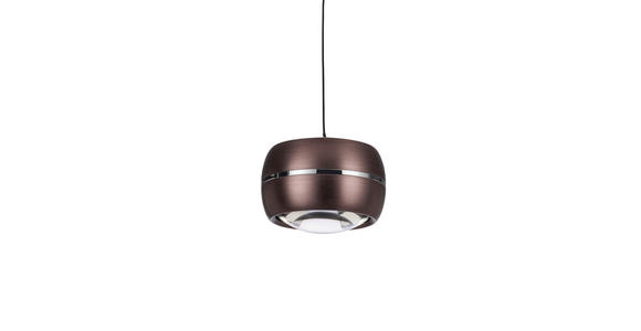 LED-HÄNGELEUCHTE  12/180 cm    - Braun, Basics, Glas/Metall (12/180cm) - Dieter Knoll