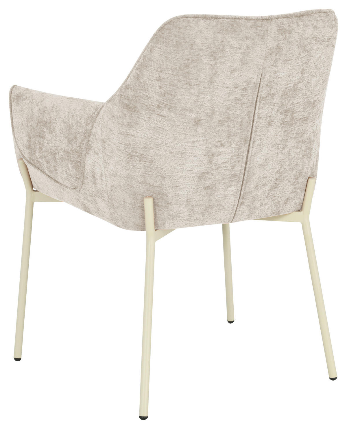 ARMLEHNSTUHL  in Eisen Chenille  - Beige, MODERN, Holz/Textil (62/83/62cm) - MID.YOU