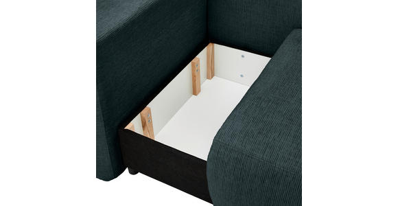 CHAISELONGUE Chenille Dunkelblau - Schwarz/Dunkelblau, KONVENTIONELL, Kunststoff/Textil (93/73/171cm) - Carryhome