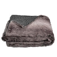 FELLDECKE Reborn Mink Legacy 140/190 cm  - Grau, Design, Textil (140/190cm) - Zoeppritz