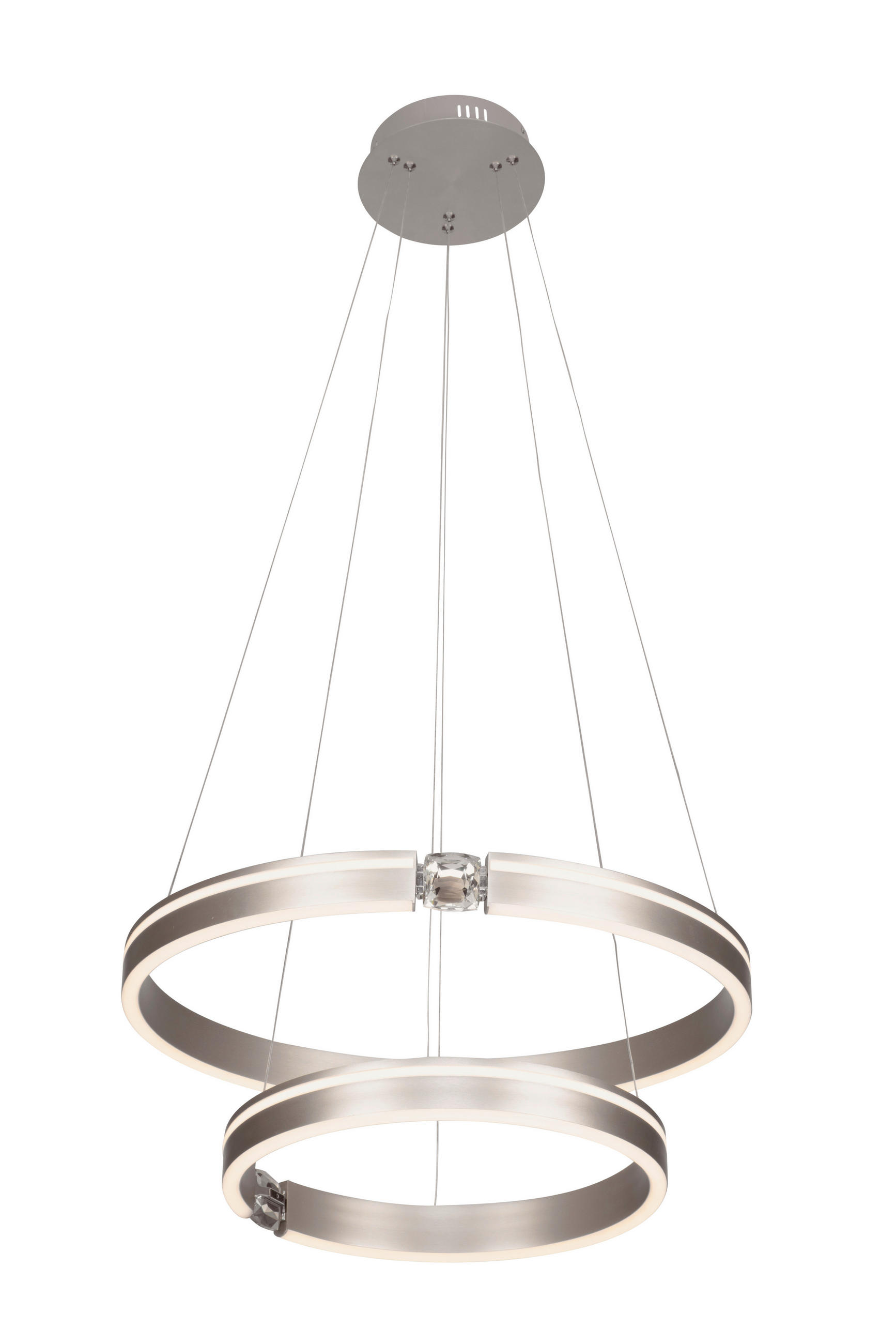 LED-HÄNGLAMPA 59/120 cm  - vit, Design, plast (59/120cm) - Ambiente