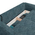 SCHLAFSOFA in Velours Pastellblau  - Pastellblau/Schwarz, Design, Kunststoff/Textil (250/92/105cm) - Carryhome