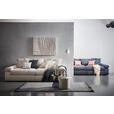 BIGSOFA Cord Naturfarben  - Schwarz/Naturfarben, Design, Kunststoff/Textil (260/90/140cm) - Ambia Home