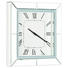 WANDUHR Silberfarben - Silberfarben, Design, Glas (40,5/40,5/5cm) - Xora