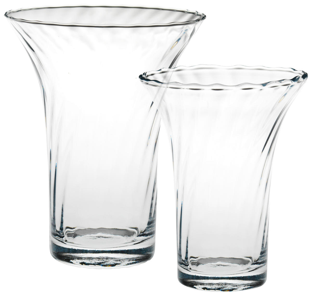 VÁZA, sklo, 18 cm - průhledné, Lifestyle, sklo (14/18/14cm) - Leonardo