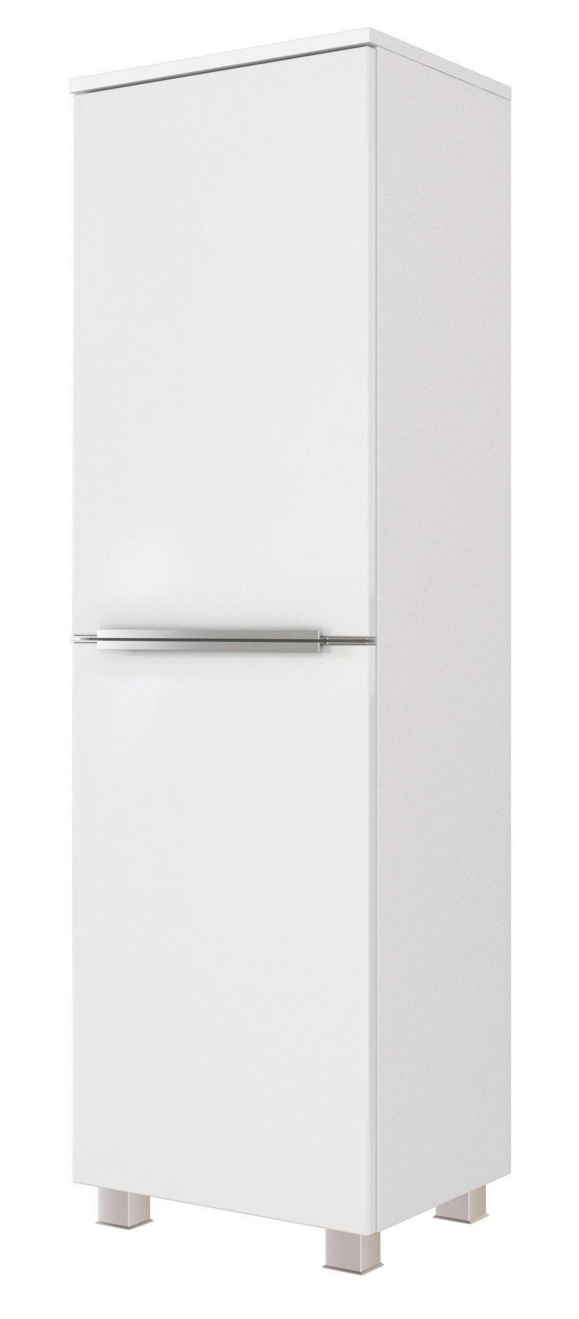MIDISCHRANK 40/130/35 cm  - Edelstahlfarben/Silberfarben, KONVENTIONELL, Holzwerkstoff/Kunststoff (40/130/35cm) - Xora