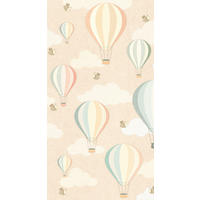 KINDERTEPPICH Living Elora 80/150 cm  in Creme, Hellrosa, Pastellblau  - Pastellblau/Hellrosa, Trend, Kunststoff/Textil (80/150cm) - Lindorug
