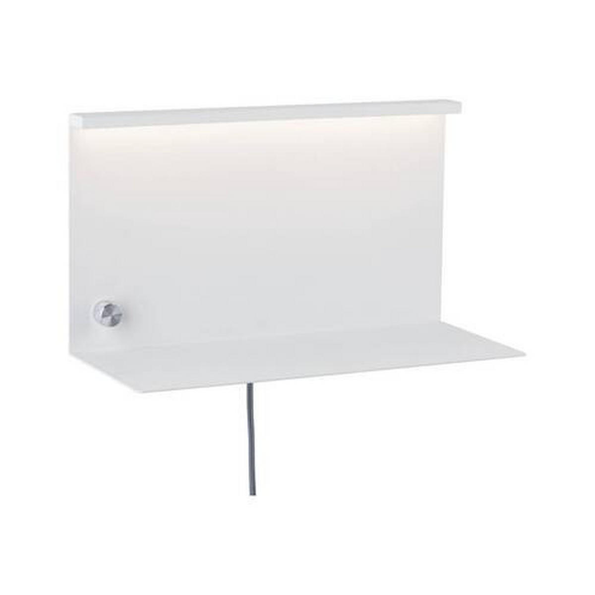 LED-WANDLEUCHTE 35/20 cm   - Weiß, Basics, Metall (35/20cm) - Paulmann