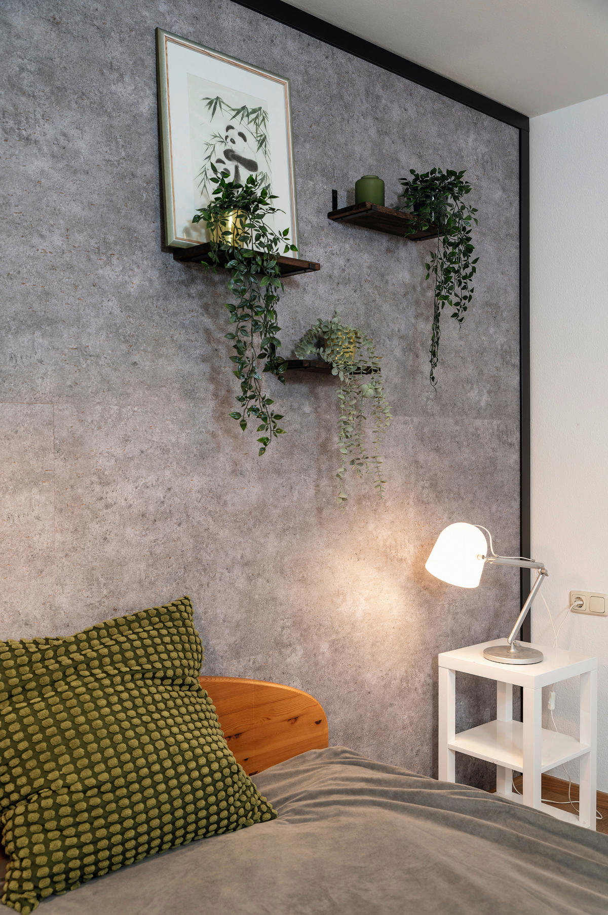 DECOWALL ROVIGO BETON 3 Stück  - Grau, KONVENTIONELL, Holzwerkstoff (125/66/1.2cm) - Egger Holzwerkstoffe