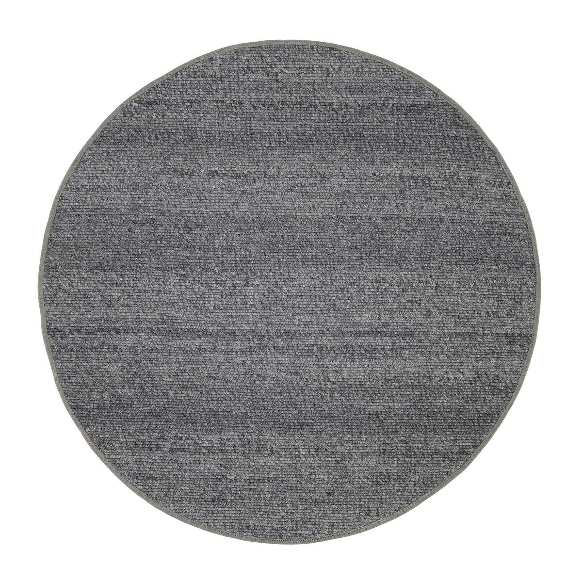 HANDWEBTEPPICH 200/200 cm Helsinki Anthrazit  - Anthrazit, Basics, Textil (200/200cm) - Linea Natura