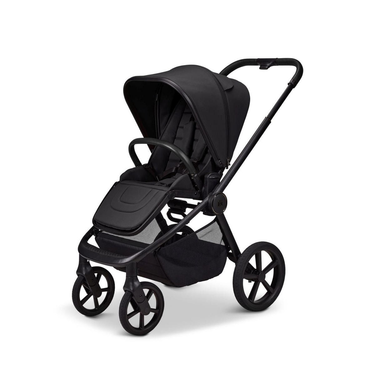 KOMBIKINDERWAGEN  Resea Fold  onyx  - Schwarz, Basics, Textil/Metall (116/57/94cm) - Moon