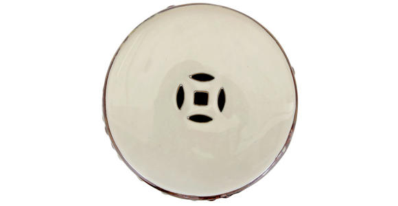 BEISTELLTISCH 33/33/45 cm Blau, Braun  - Blau/Braun, Design, Keramik (33/33/45cm) - Landscape