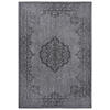 OUTDOORTEPPICH 80/150 cm Twin Supreme Grau, Schwarz  - Schwarz/Grau, Design, Kunststoff (80/150cm)